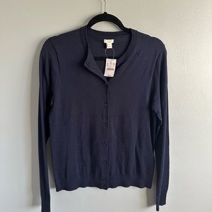 NWT Navy JCrew Cardigan